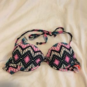 Tribal Push-up Bikini Top